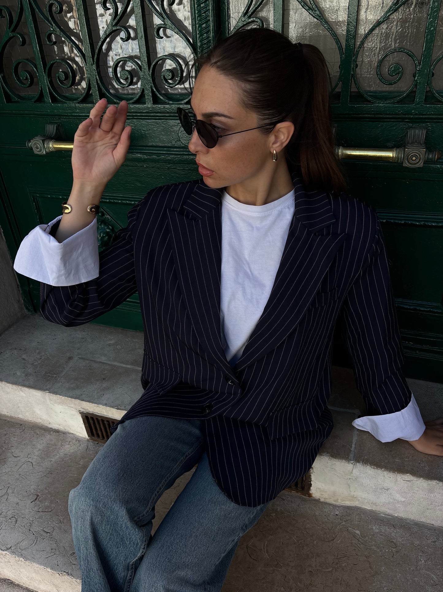 Blazer THEA bleu marine