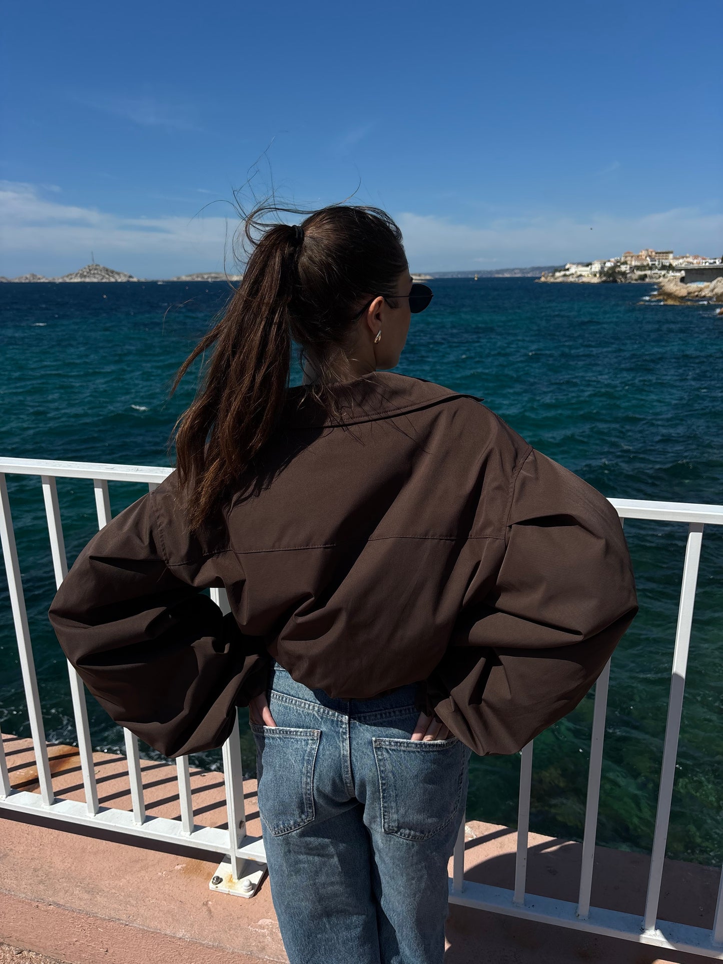 Veste trench court LÉANA