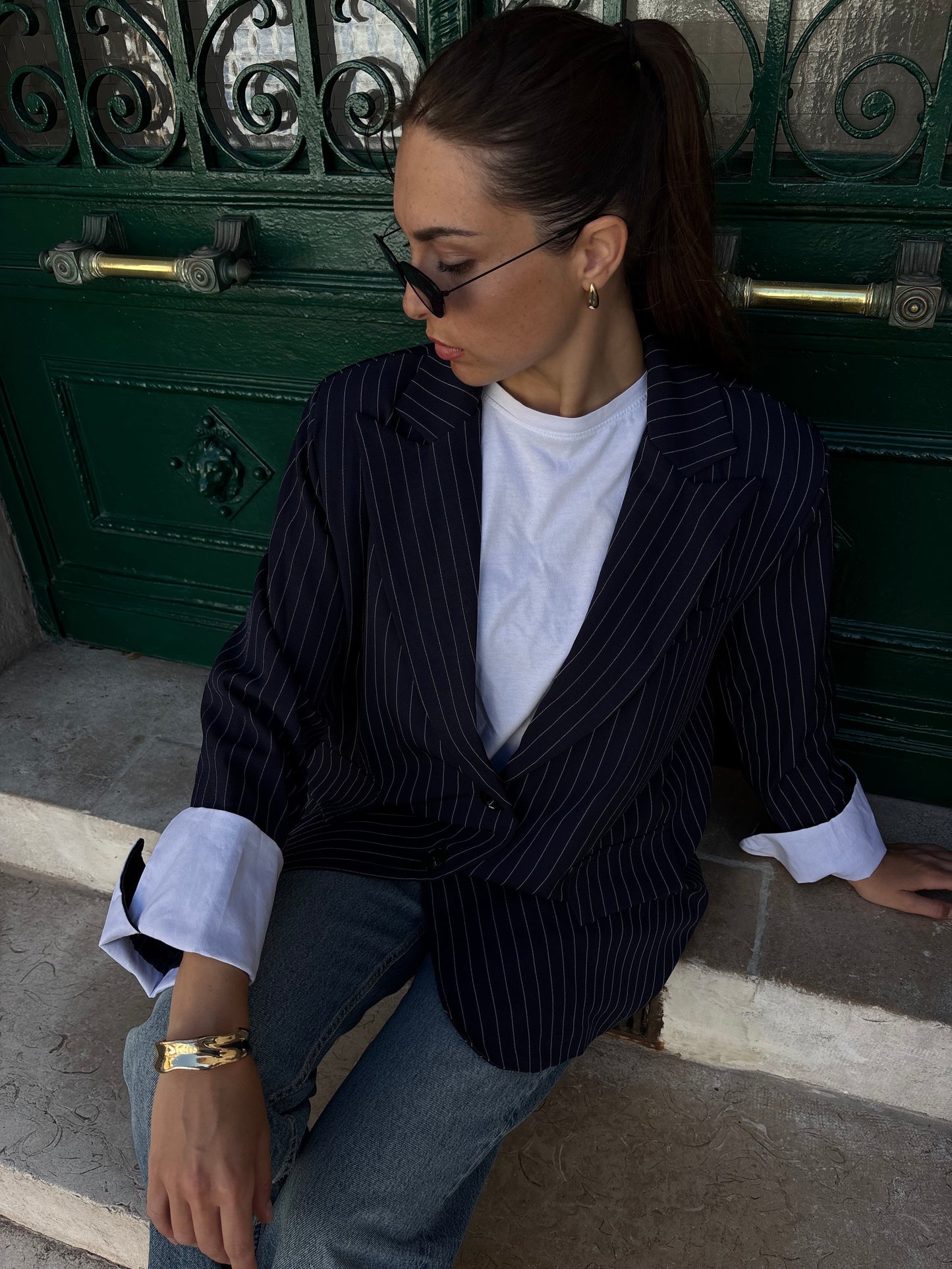Blazer THEA bleu marine
