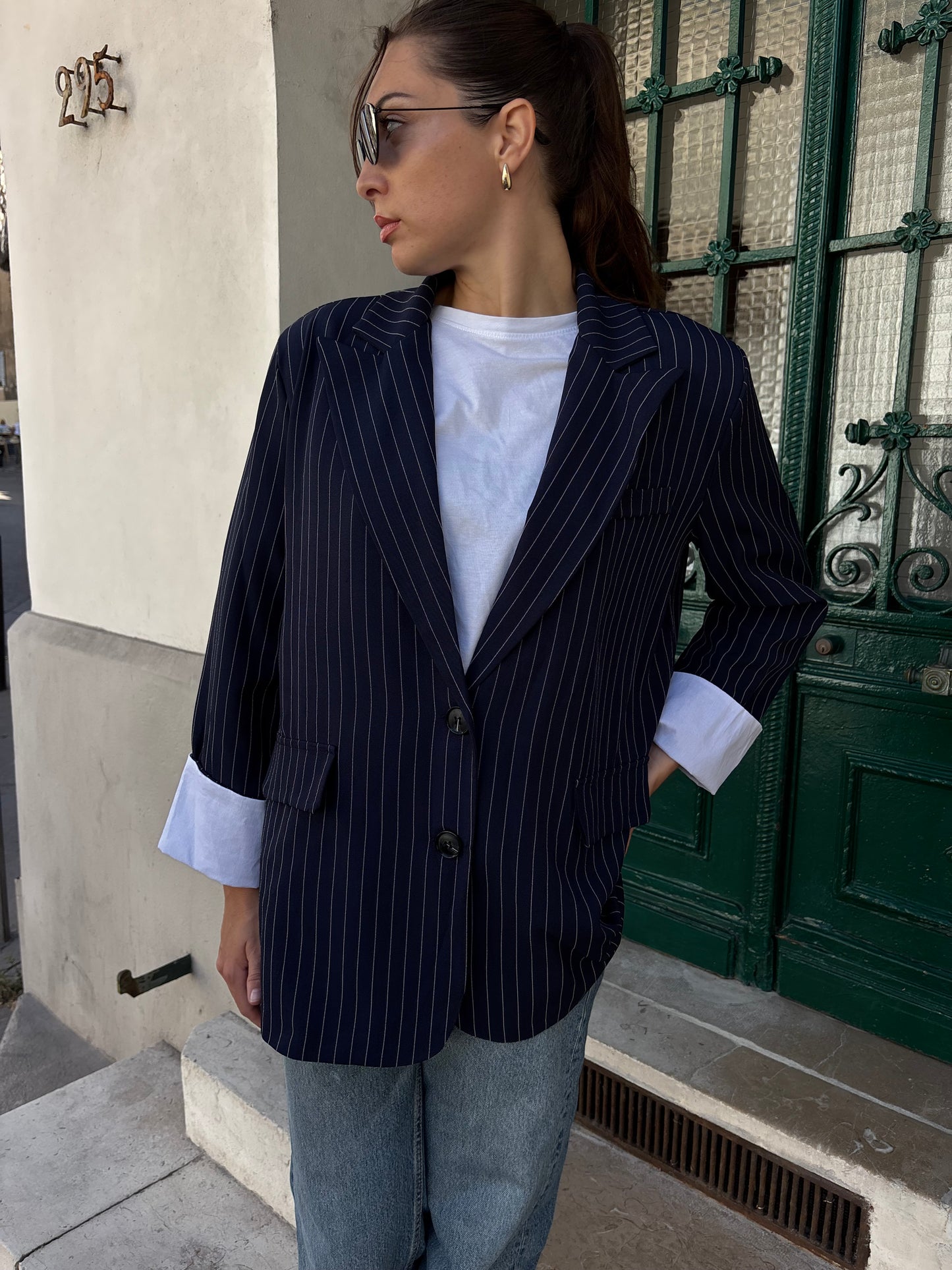 Blazer THEA bleu marine