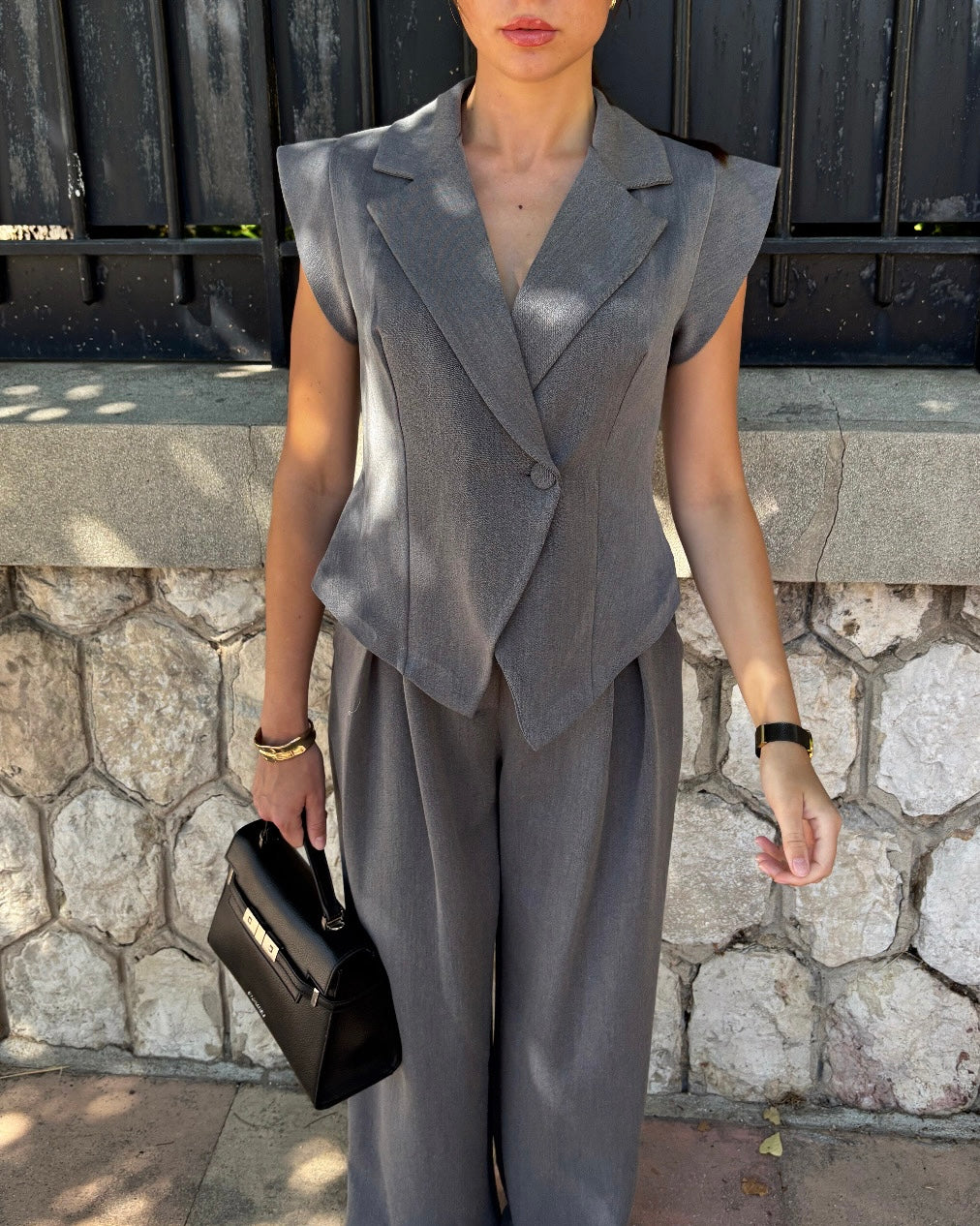 Ensemble tailleur NOVA gris