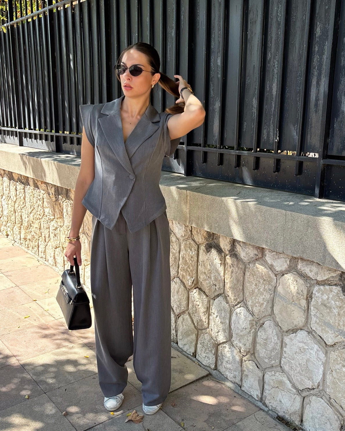 Ensemble tailleur NOVA gris