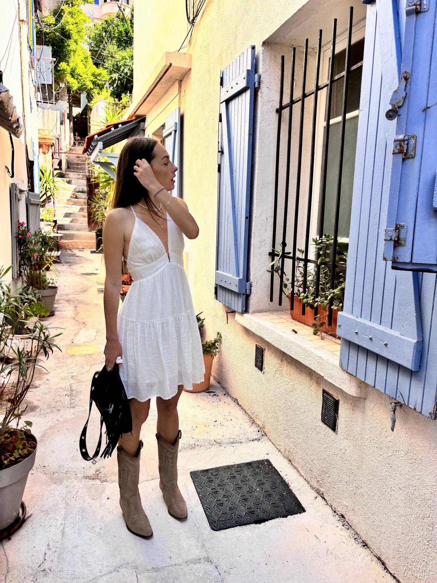 Robe dos nu BELLA - courte