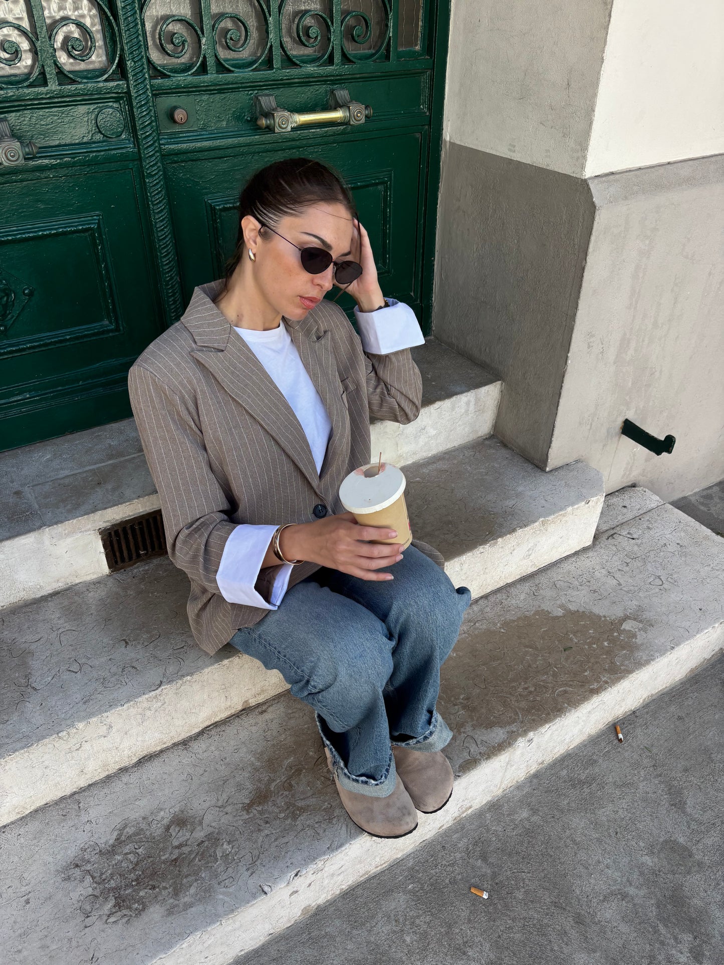Blazer THEA taupe