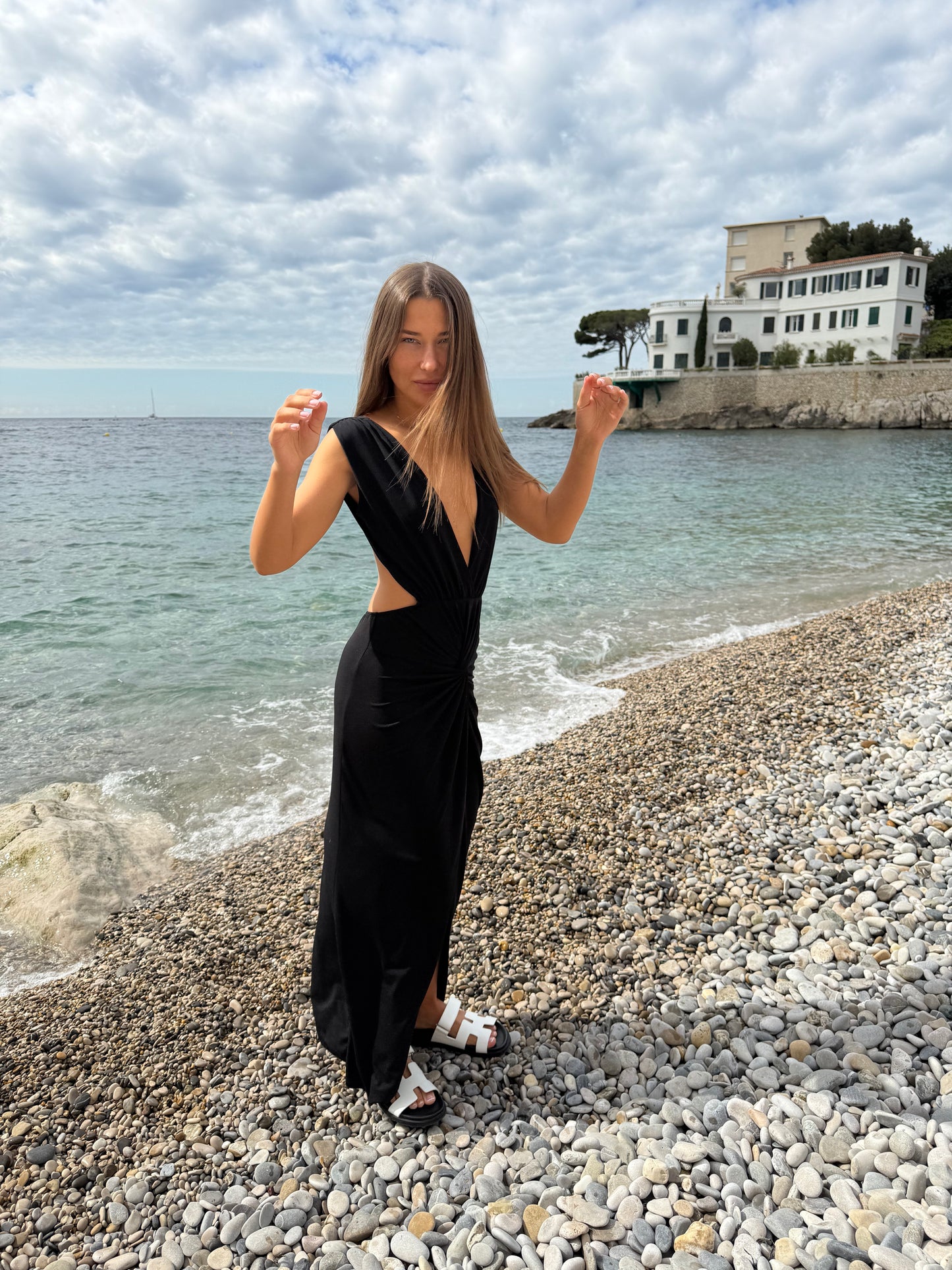 Robe longue dos nu ISADORA