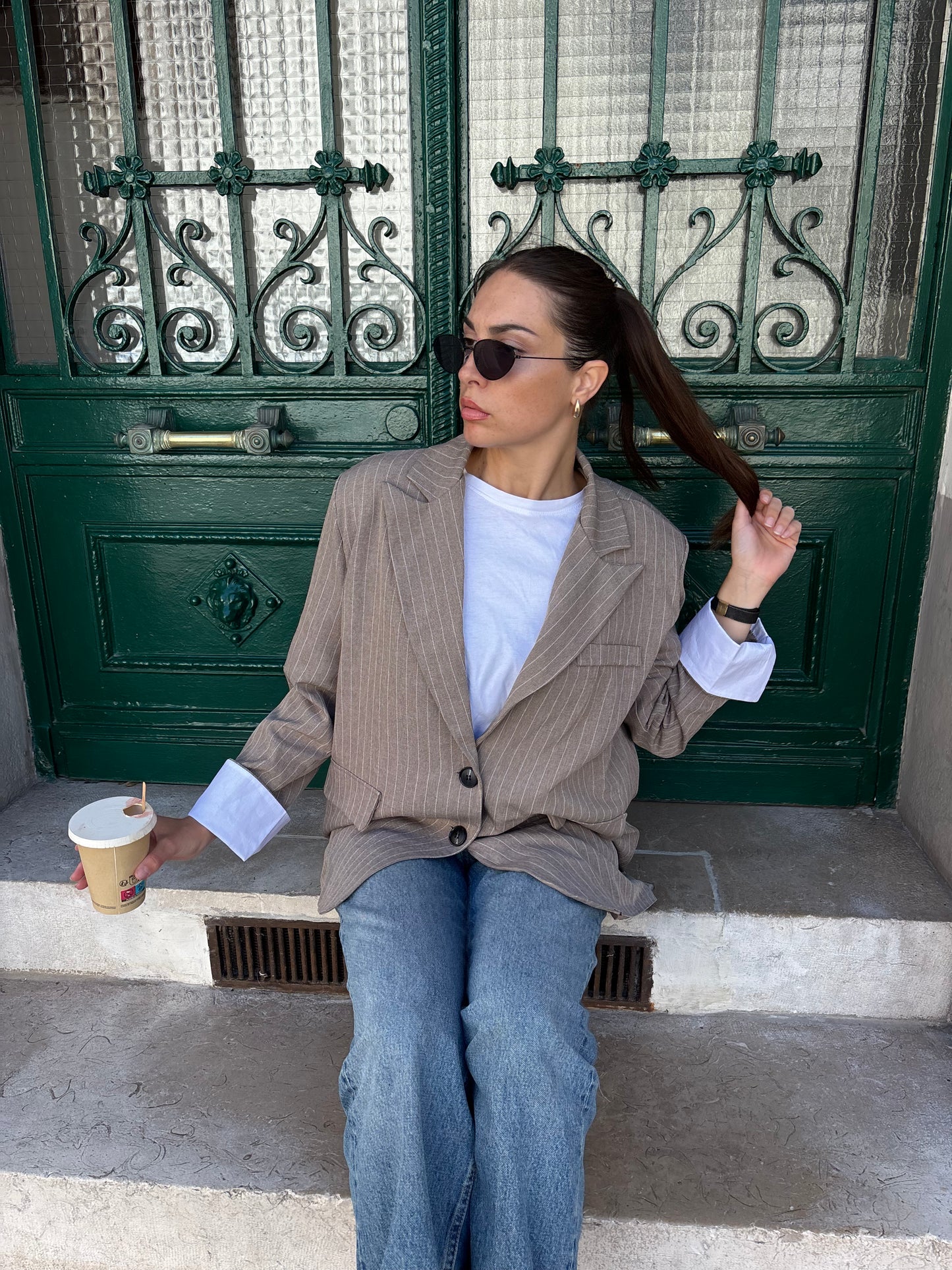 Blazer THEA taupe