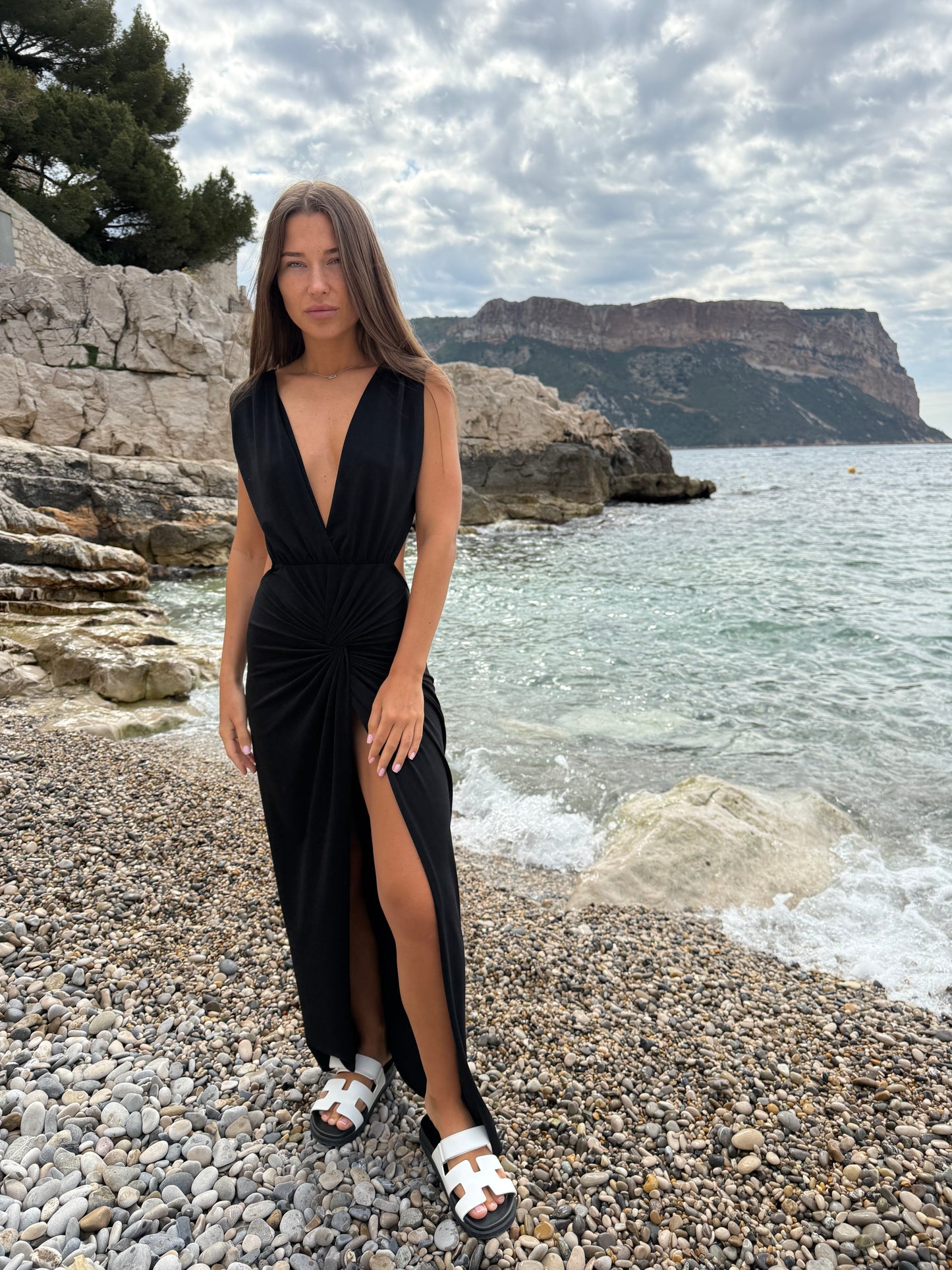 Robe longue dos nu ISADORA