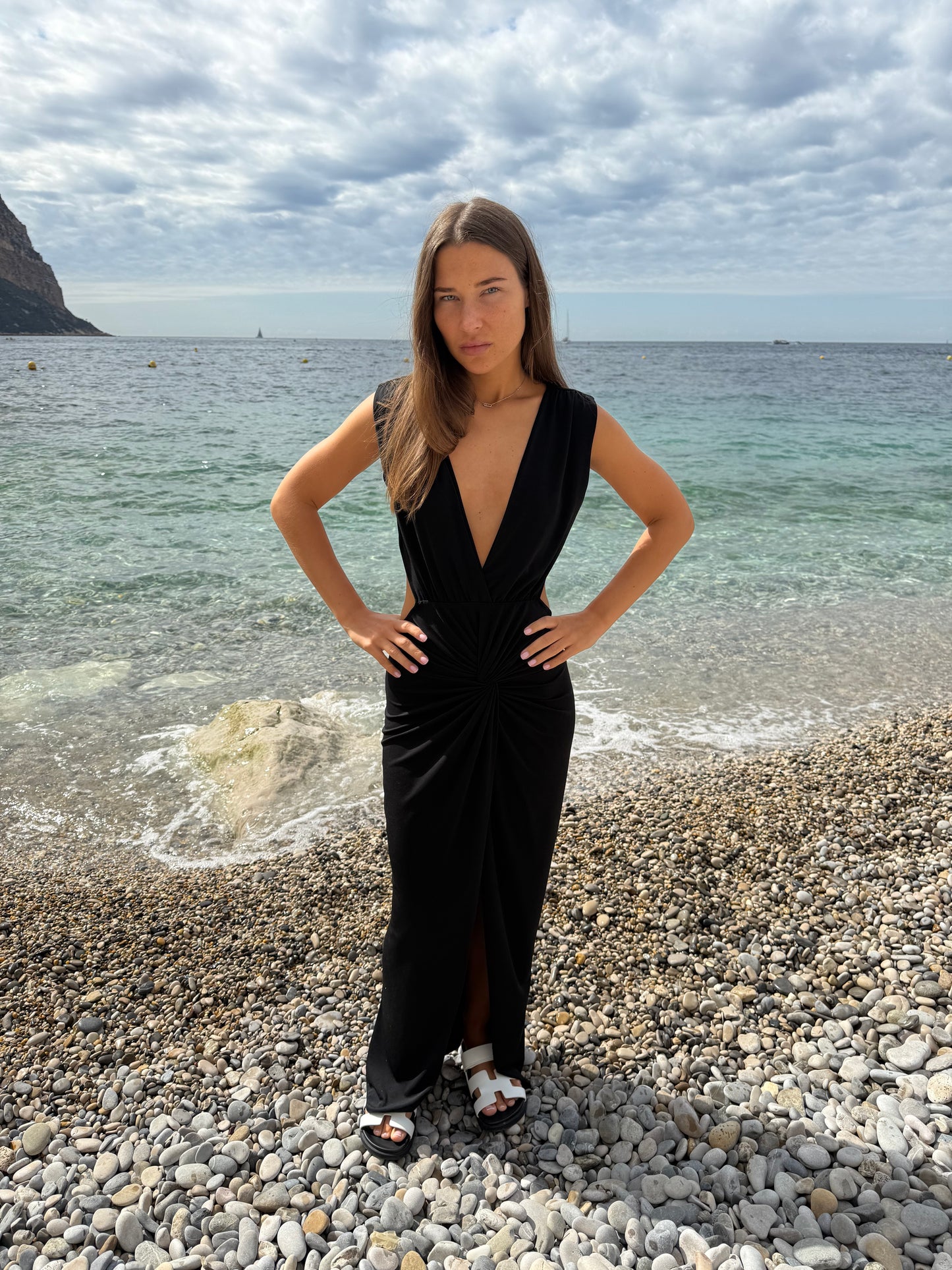 Robe longue dos nu ISADORA