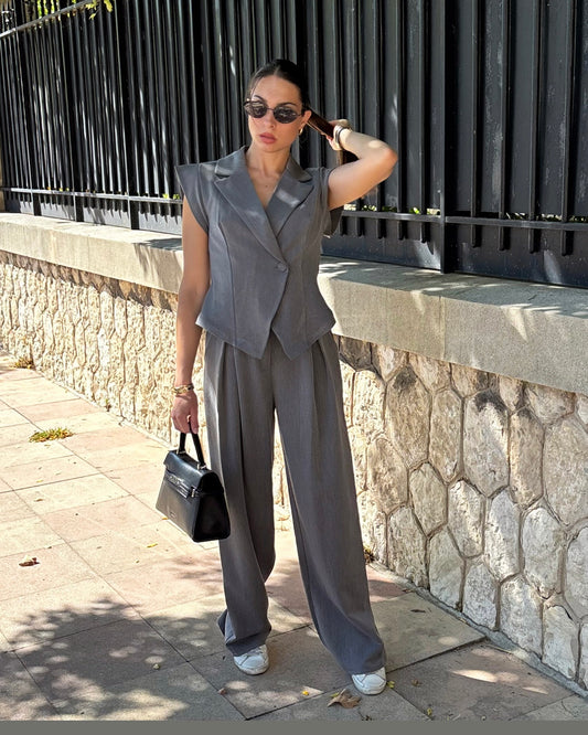 Ensemble tailleur NOVA gris