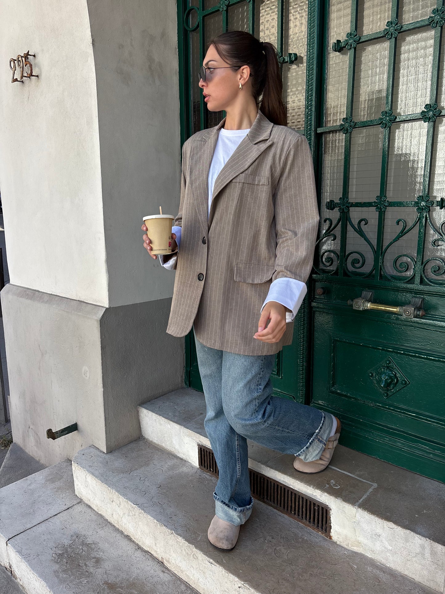 Blazer THEA taupe