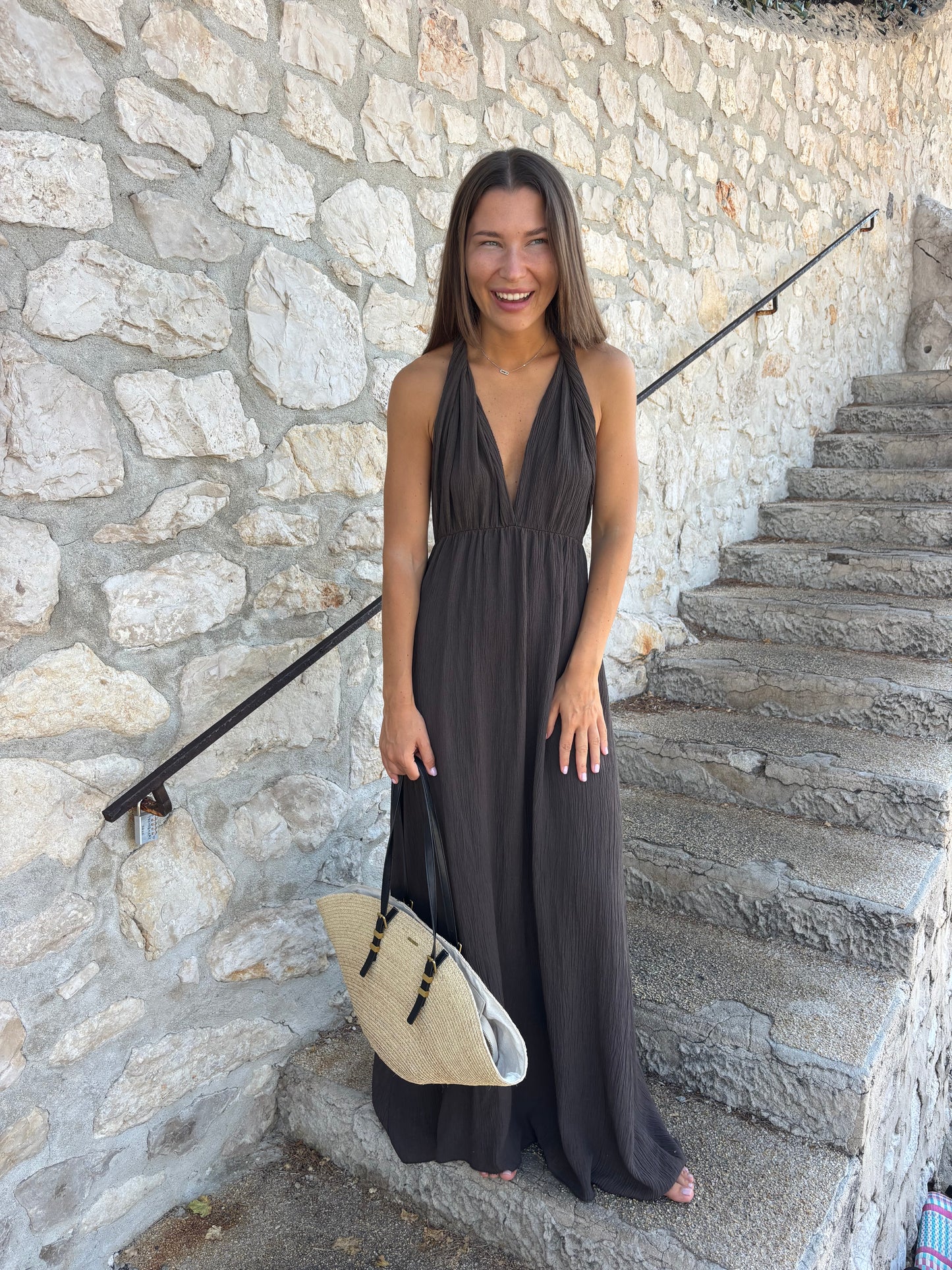 Robe AURA chocolat