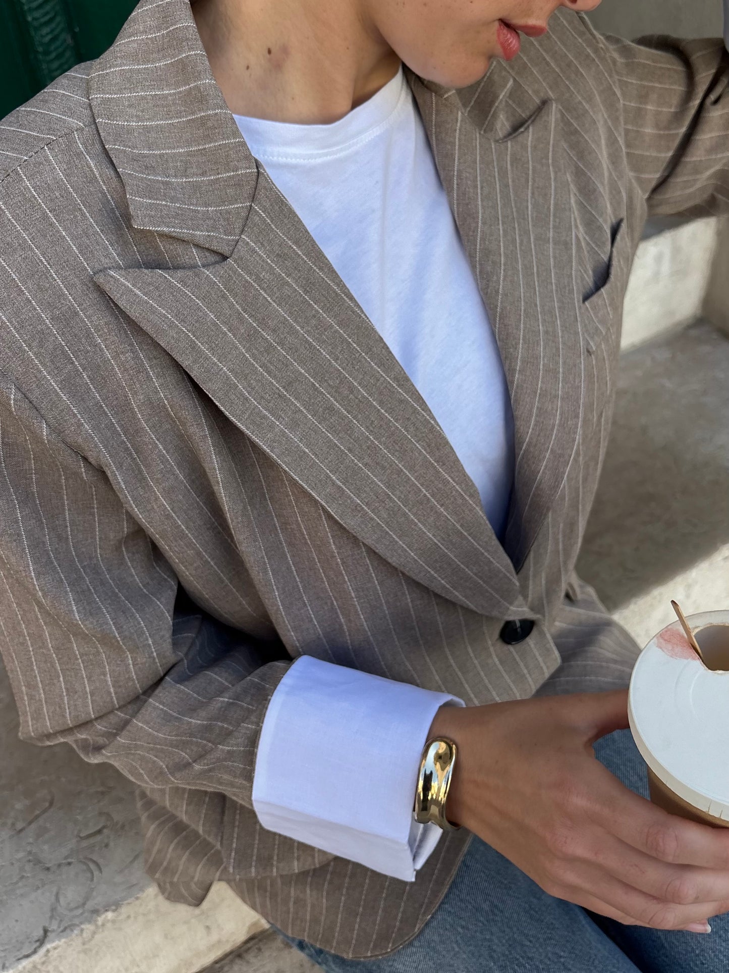 Blazer THEA taupe
